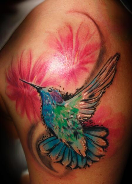 Tattoos - Hummingbird - 80742